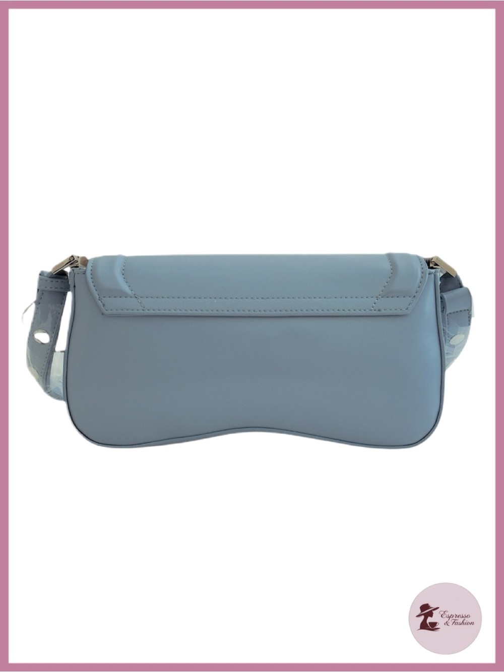 NWT Max Baguette Blue Shoulder Bag - Picture 4 of 11